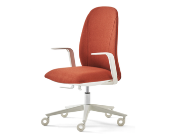 NOW - Height-adjustable upholstered fabric office chair by ESTEL GROUP - view 2